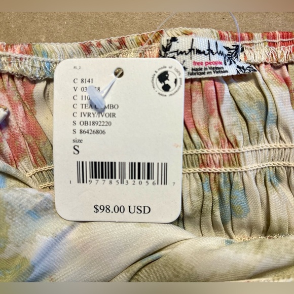 NWT! Free People Intimately - Smock it to you bodysuit - Size S Sku#53 - Picture 6 of 6